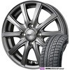 【軽自動車用】 スタッドレスタイヤ NEXEN(ネクセン) WINGUARD ice 2 165/65R14 + 14インチ アルミホイール4本set NEXEN