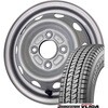 【NV200 バネット】 スタッドレスタイヤ BRIDGESTONE(ブリヂストン) BLIZZAK VL10A 165/80R14 97/95N + 14インチ スチールホイール4本set BRIDGESTONE(ブリヂストン)