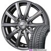 【プリウス50系】 スタッドレスタイヤ GOODYEAR(グッドイヤー) ICE NAVI 7 195/65R15 + 15インチ アルミホイール4本set Goodyear