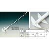 NR2065-002-WEL PTFEオール被覆半月羽根撹拌棒2連式(取替式) フロンケミカル 04940122