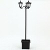 38519 LEDソーラースタンドライト 2灯 プランター付き 不二貿易 04961587