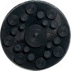 KT-493FED 中量作業台 ダークグレー(KTタイプ/耐荷重800kg/サカエリューム天板ブラック色/H740/固定式) サカエ 05028532