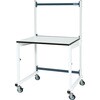 WTC-1260TBWD カスタマイズ作業台ワーテック(WTC/均等耐荷重130kg/メラミン天板/移動式) サカエ 05029286