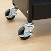 56108 すきま収納ワゴン Flat(フラット) ブラック 不二貿易 05054206