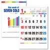 KC20024_2027 2027年 壁掛けカレンダー ジャンボ One Week of Seven Colors B2 キングコーポレーション 05070726