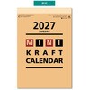 KC20017_2027 2027年 壁掛けカレンダー ミニクラフト キングコーポレーション 05070760