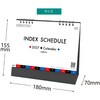 KC10030_2027 2027年 卓上カレンダー インデックススケジュール キングコーポレーション 05070979