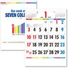 KC20025_2027 2027年 壁掛けカレンダー One Week of Seven Colors B3 キングコーポレーション 05071006