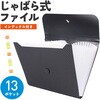 TR-EFF001 じゃばら式ファイル 13ポケット インデックス付き A4対応 書類 収納 トライメイト 05078986