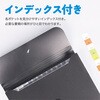 TR-EFF001 じゃばら式ファイル 13ポケット インデックス付き A4対応 書類 収納 トライメイト 05078986