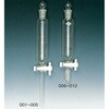 NR0425-007 フッ素樹脂(PTFE)プラグ付 円筒型分液ロート(下部管と摺合せ付) フロンケミカル 05088978