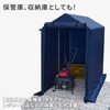 YKSH-2(NV)+YKSH-C2(NV)×2 サイクルガレージ サイクルハウス 自転車置き場 交換用カバー2枚付き YAMAZEN(山善) 05099566