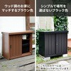 DSSB-098K(NOD) スチール収納庫 物置き 幅92 奥行49 高さ83 YAMAZEN(山善) 05134618