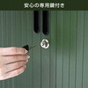 ASB-1215(DBR) 物置 シャッター式 フルオープン 幅122×奥行64×高さ152 YAMAZEN(山善) 05134679