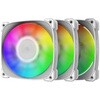 GF-SQ-2505W-3P ケースファンx3 [120mm /2000RPM] Squama 2505W ホワイト GF-SQ-2505W-3P Geometric Future 05134898
