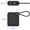 L-MC-2 コンパクトモバ充 PD対応 Type-Cケーブル付 LAZOS  L-MC-2 [USB Power Delivery対応 /1ポート] リーダーメディアテクノ 05134986