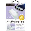 PG-LB50C03AR Type-C 直挿しモバイルバッテリー 5000mAh PD20W Premium Style オーロラ PG-LB50C03AR [USB Power Delivery対応 /2ポート] PGA 05135072