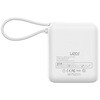 L-MC-1 コンパクトモバ充 10000mAh PD対応 Type-Cケーブル付 LAZOS  L-MC-1 [USB Power Delivery対応 /1ポート] リーダーメディアテクノ 05135090