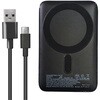 MB-SS10000MGSBK 準固体モバイルバッテリー10000mAh マグセーフ、スタンド、インジケーター付  ブラック MBSS10000MGSBK [USB Power Delivery対応] エアージェイ 05135178