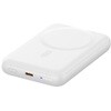 L-MBMG10-WH モバイルバッテリー マグネット式ワイヤレス充電対応 10000mAh LAZOS  L-MBMG10-WH [1ポート] リーダーメディアテクノ 05135196