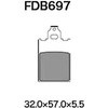 FDB697AG �X�N�[�^�[ FERODO(�t�F���[�h) 05258487