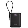 APBADVTQBK ケーブル内蔵型ウルトラコンパクトモバイルバッテリー10000mAh ブラック APBADVTQBK ADAM elements 05328886