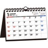 【T19】 2025年 シンプル卓上カレンダー[卓上・壁掛け両用/A5ヨコ] 永岡書店