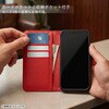 RT-GP26H3ELC1/BR Google Pixel 11 Pro XL / 手帳型レザーケース シンプル マグネット / ブラック/レッド レイ・アウト 05490297