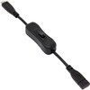 PD100W対応 USB3.2Gen1 Type-C 電源スイッチケーブル 20cm アイネックス