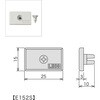 E152S レコフレーム エンドキャップ 15×25mm F152フレーム用 レコフレーム(ユキ技研) 05508671