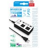 NTI-79 海外用電子式2口変圧器 USBA2+C2 PD24W100-240V/200W カシムラ 05668928