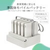 GH-SSBTPB200FL3-WH 準固体式モバイルバッテリー 5連充電ステーション グリーンハウス 05691407