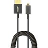 VV-CCHDAD020-B カール コードタイプ マイクロ HDMI ケーブル Vodaview 05712757