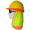 J2757-YE ヘルメット用蛍光ネックシェード セーフラン安全用品 05715216