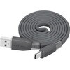 MOT-MGFAC100-BK マグネットフラットケーブル USB-A/USB-C  1m MOTTERU 05729731