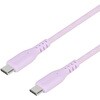 OWL-CBA6CC-15-PU 耐屈曲12万回 PD60W充電/データ転送対応USB Type-C to USB Type-C 超タフケーブル OWLTECH(オウルテック) 05729986
