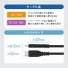 OWL-CBA6CC-15-PU 耐屈曲12万回 PD60W充電/データ転送対応USB Type-C to USB Type-C 超タフケーブル OWLTECH(オウルテック) 05729986
