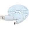 MOT-MGFAC100-BL マグネットフラットケーブル USB-A/USB-C  1m MOTTERU 05730081