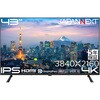 JN-IPS43U-H5 液晶ディスプレイ 43型/3840×2160/HDMI×2、DP×2/ブラック/スピーカー有/5年保証 JAPANNEXT 05731106
