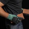 ZI73FP08B [ウィード/Wonder Grip] 10G 耐切創手袋 レベルD 天然ゴム 強力ゴム 背抜き手袋 作業用手袋 耐衝撃 耐接触熱 厚手 プロテクション&クッション付 ZI-73FP (1双入り) WONDER GRIP 05748387