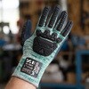ZI73FP08B [ウィード/Wonder Grip] 10G 耐切創手袋 レベルD 天然ゴム 強力ゴム 背抜き手袋 作業用手袋 耐衝撃 耐接触熱 厚手 プロテクション&クッション付 ZI-73FP (1双入り) WONDER GRIP 05748387