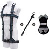 FIPGBL-L2-SETA KH ストレッチフルハーネス+ブロックリール用補助環+背面パット 3点セット KH(基陽) 05767287