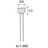 411-060 スチールカッター(ミニルーター用先端工具) カップ型 6.0Φ 軸径2.35Φ アルゴファイルジャパン 05870379