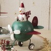 8257-2154 クリスマス装飾品 ブリキプレイン高さ12.5cm ストア・エキスプレス 05923466