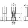 ICTDEN280509FARCL 絶縁被覆付連鎖形差込端子 ニチフ 05942872