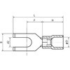TMEX125Y4WCLR 環境配慮形絶縁被覆付Y形端子 ニチフ 05945042