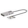 マルチポートアダプター/USB-C + A接続/デュアルモニター/4K30Hz + 1080p 60Hz HDMI/3x USB-A/40cm 一体型ケーブル/各種OS対応/Type-C ドッキングステーション/多機能ハブ StarTech.com