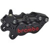 P4-40RB アキシャル CNC 4P キャリパー ブラックアルマイト レッドロゴ 左 アルミピストン 20.4756.57 brembo