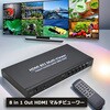 VV-NK-818 パソコン8台接続 HDMIマルチビューワー モニター・プロジェクターに8画面分割表示 Vodaview 06075987