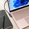 U20CC-MFADP24UJT USB2.0ユニバーサルジョイントアダプタ Cオス - Cメス PD240W アイネックス 06078130